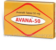 Avana 50mg Avanafil  - 4 capsule