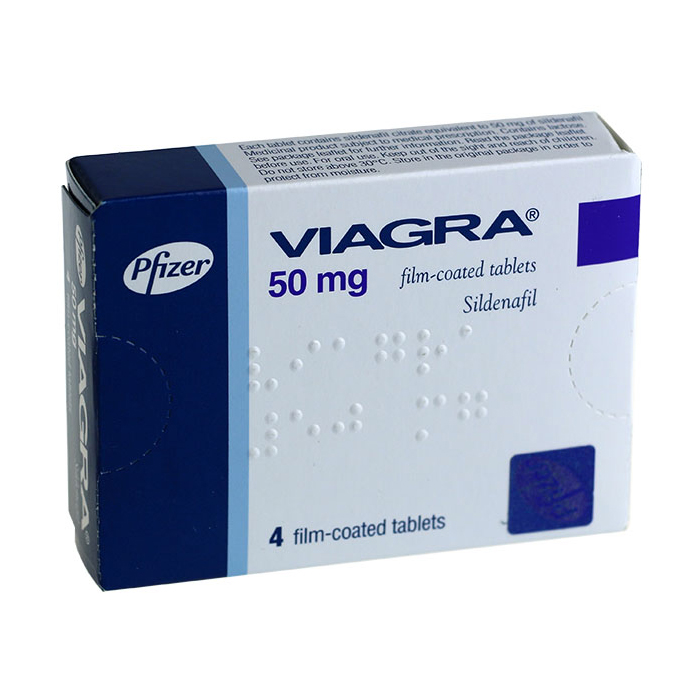 Viagra, 50 mg, 4 comprimate filmate, Pfizer